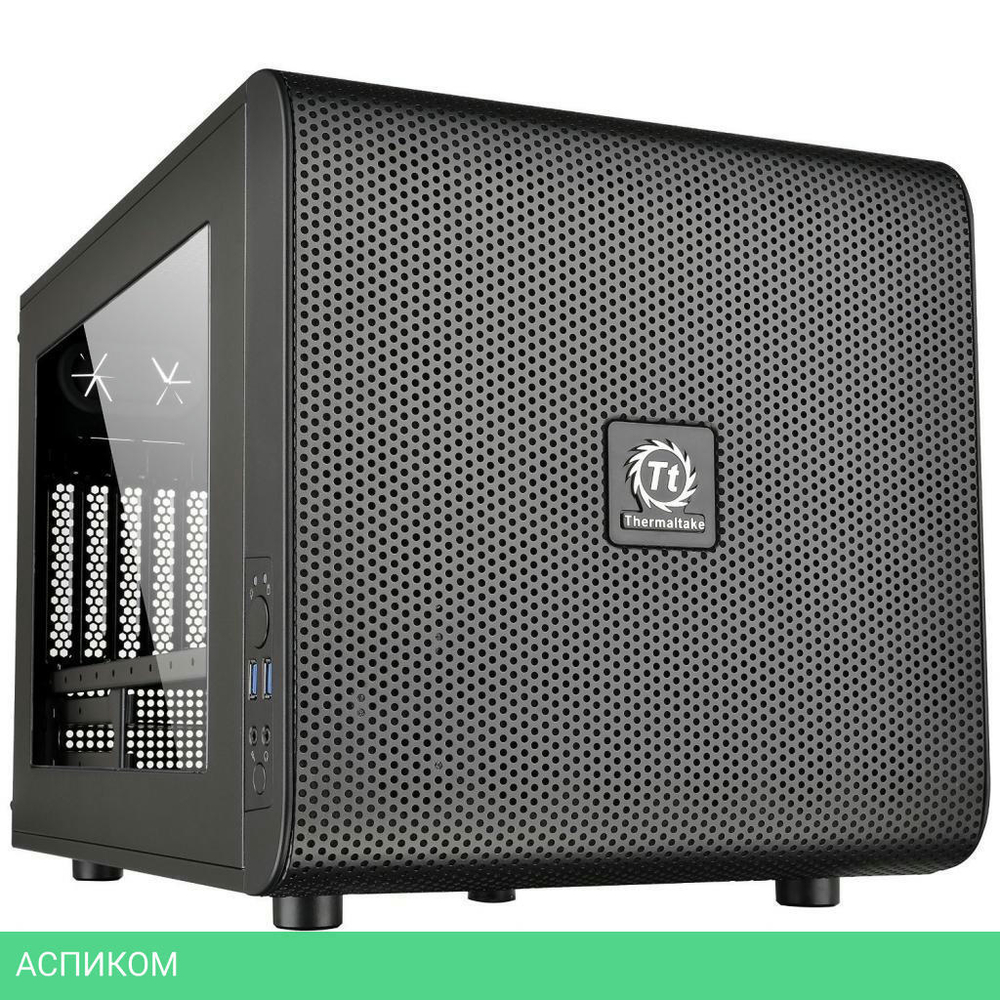 Корпус Thermaltake Core V21 без БП mATX Black (CA-1D5-00S-1WN)