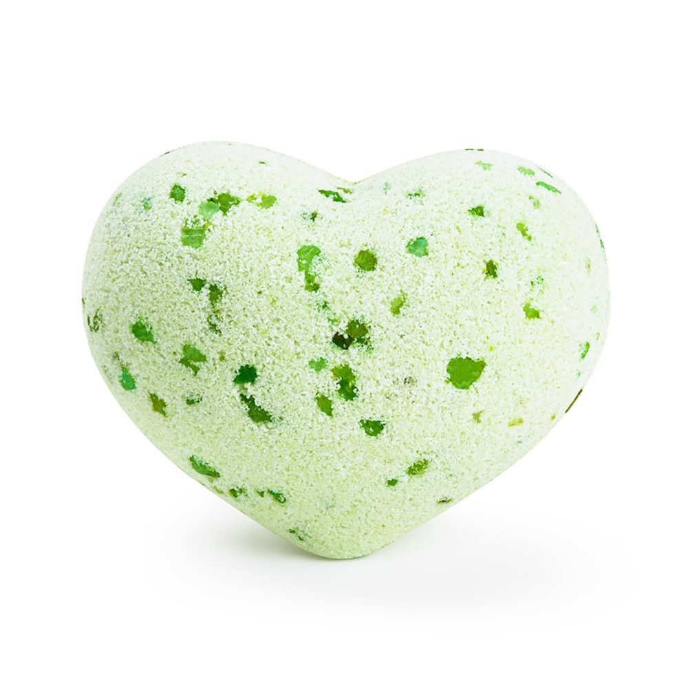 SAVONRY Бомбочка для ванн «Сердечко» с солью «Лемонграсс» (1 шт)