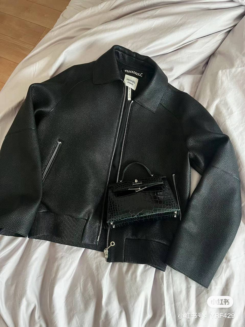 Кожаная куртка Hermes