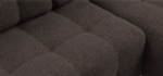Угловой диван Денди Рогожка Мальмо шоколад