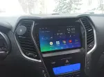 Магнитола для Hyundai Santa Fe 3 2012-2018 (отдельный экран климата, штатная КЗВ) - Teyes CC3L монитор 9" IPS на Android 10, CarPlay, 4G SIM-слот