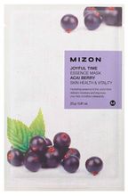 Mizon Joyful Time Essence Mask Acai Berry тканевая маска с экстрактом ягод асаи 23мл