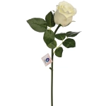 Цветок искусственный «Natur» 50см Розочка белая