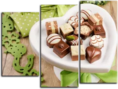Модульная картина "Шоколадные конфеты"