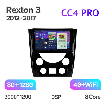 Teyes CC4 Pro 9" для SsangYong Rexton Y290 2012-2017