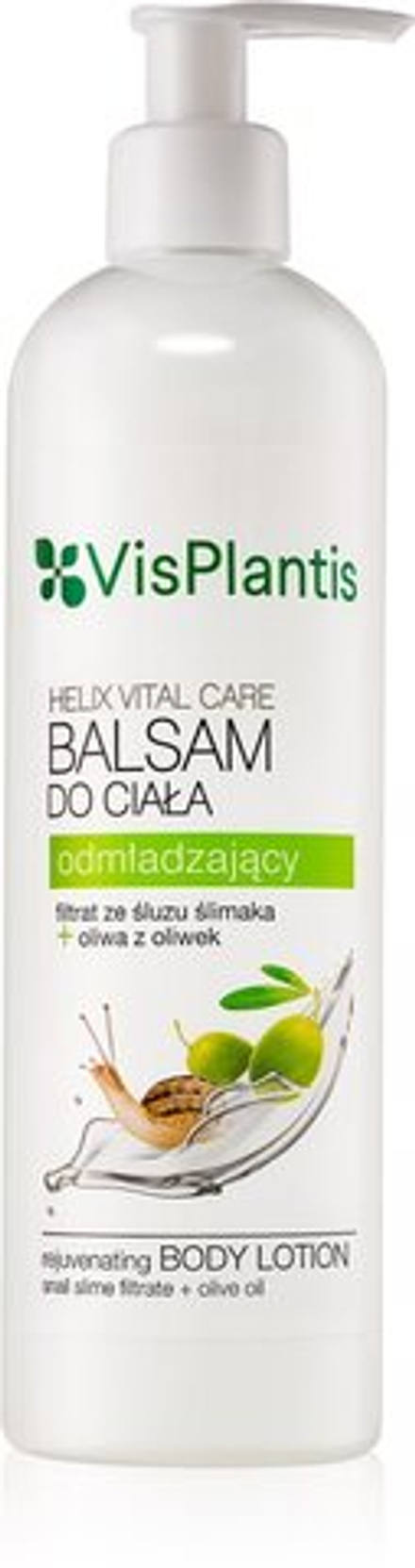 Vis Plantis Helix Vital Care - омолаживающее молочко для тела с экстрактом слизи улитки /   400  ml  / GTIN 5904567056935