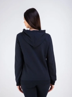 Худи без начеса с капюшоном однотонное модное