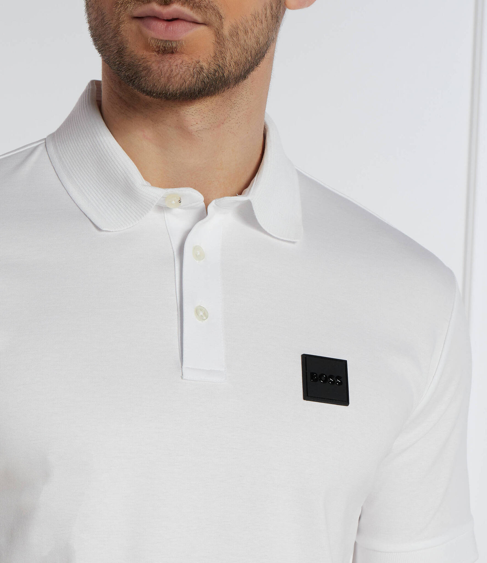 Поло Parlay 143 BOSS BLACK - белый(50515596)