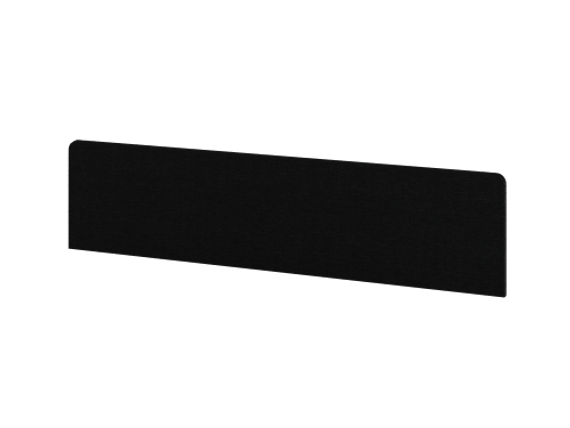 Экран фронтальный ЛДСП ткань Romeo 1500х370х32 512072-012 Обсидиан