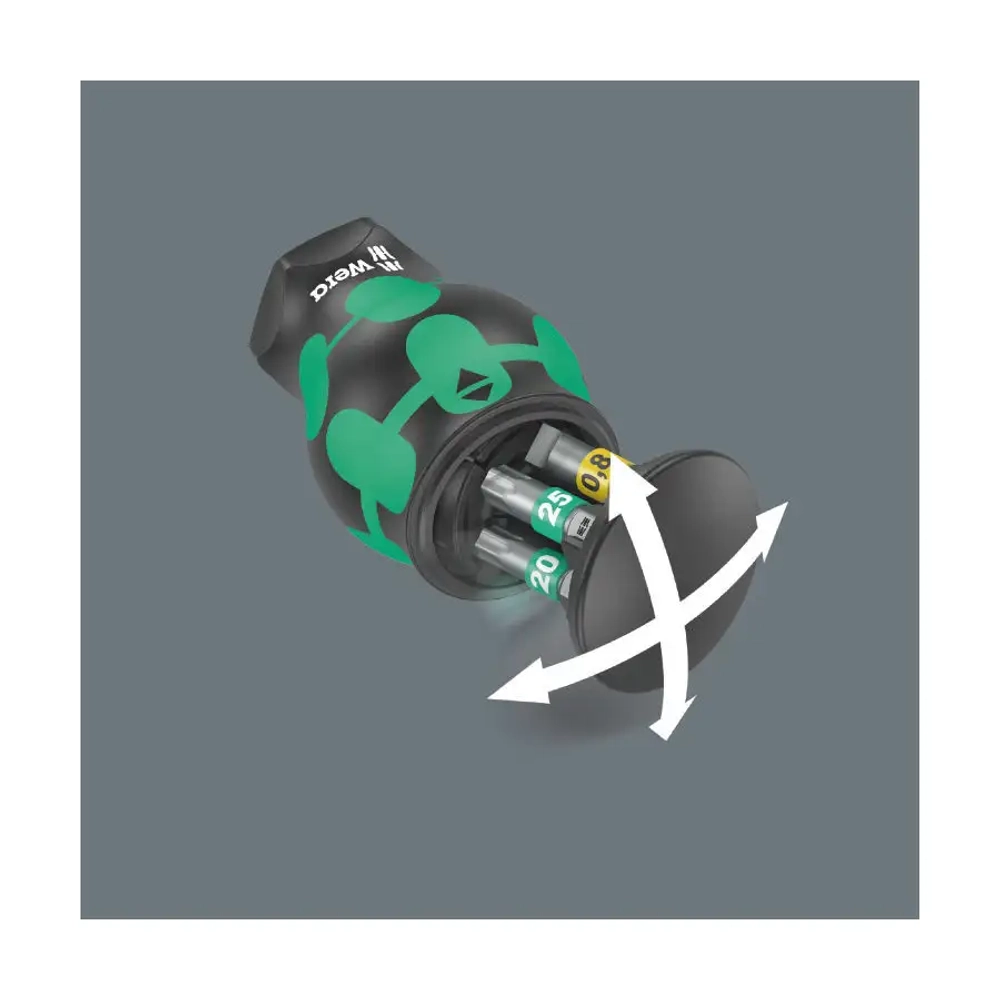 Набор Kraftform Kompakt Stubby магазин 1, 6 предметов WERA 05008873001