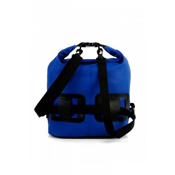 Гермосумка через плечо Sargan Пляжка с доп.карманом 10 л синяя