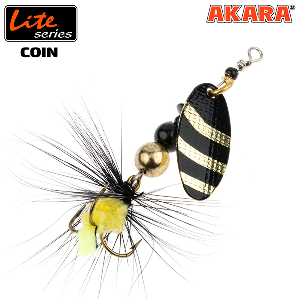 Блесна вращающаяся Akara Lite Series Coin 1 3,0 гр. 1/9 oz. A06
