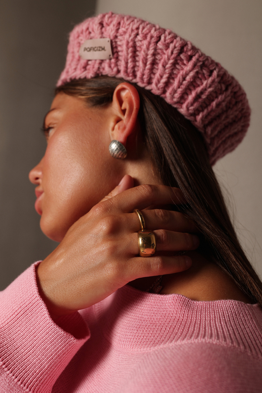 Кольцо объемное