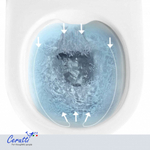 Унитаз приставной Ceruttispa ВЕТТОРЕ (VETTORE) F CT7841 безободковый (520х340х400)