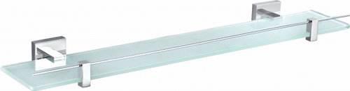 Стеклянная полка для ванной WONZON & WOGHAND POLO, Хром (WW-8927)