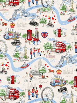 Наволочка комплект 2шт Сказка "Лондон беж" 70х70 см, перкаль