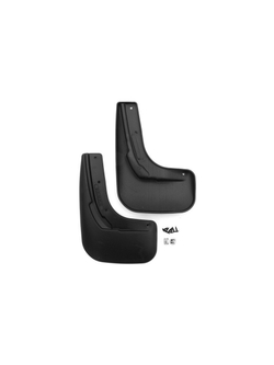 Брызговики задние подходят для VOLKSWAGEN Polo, 2015-2020, седан, 2 шт. (optimum) в коробке  FROSCH.51.37.E10