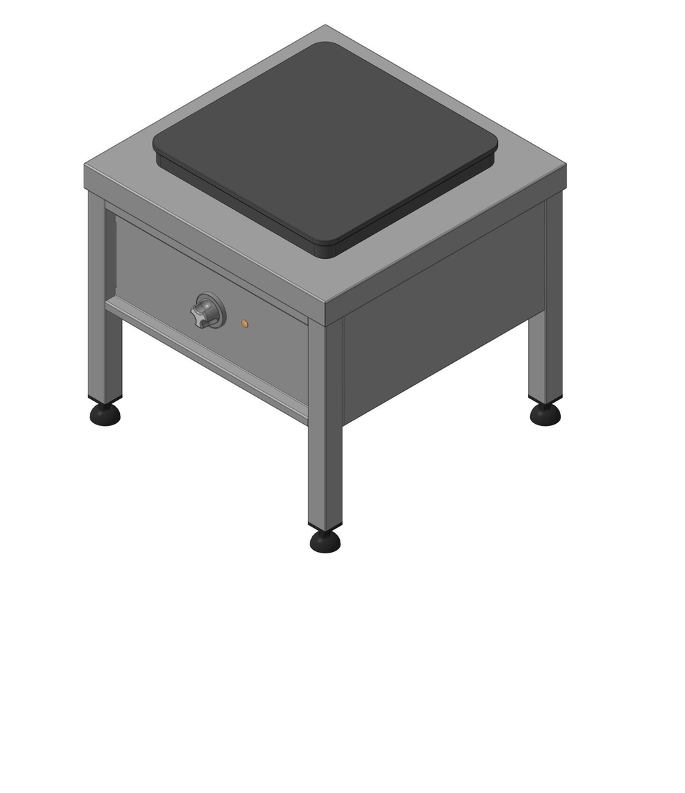 Плита-Табурет Электрическая Вулкан-Heidebrenner Etk 07 Арт. 8058 (Квадрат)