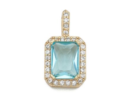 Подвеска-кулон "Топаз", 16,5мм