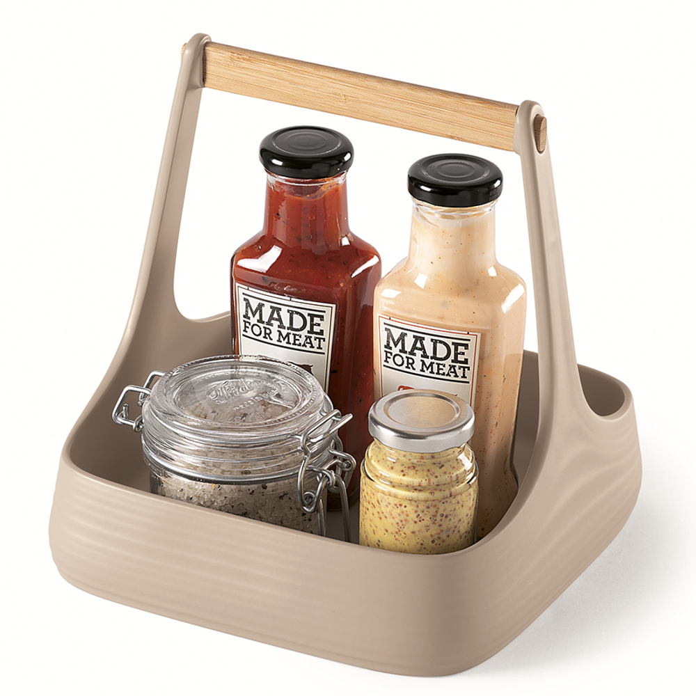 Органайзер настольный Guzzini Tierra бежево-розовый