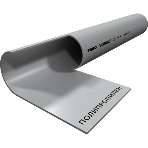 Труба TEBO SDR6 (PN20) 40x6,7 сер. PP-R метр (4/20)