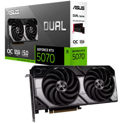 ASUS Video Card NVIDIA RTX 5070 12 GB GDDR7 192 bit 1x HDMI 2.1b 3x DisplayPort 2.1b