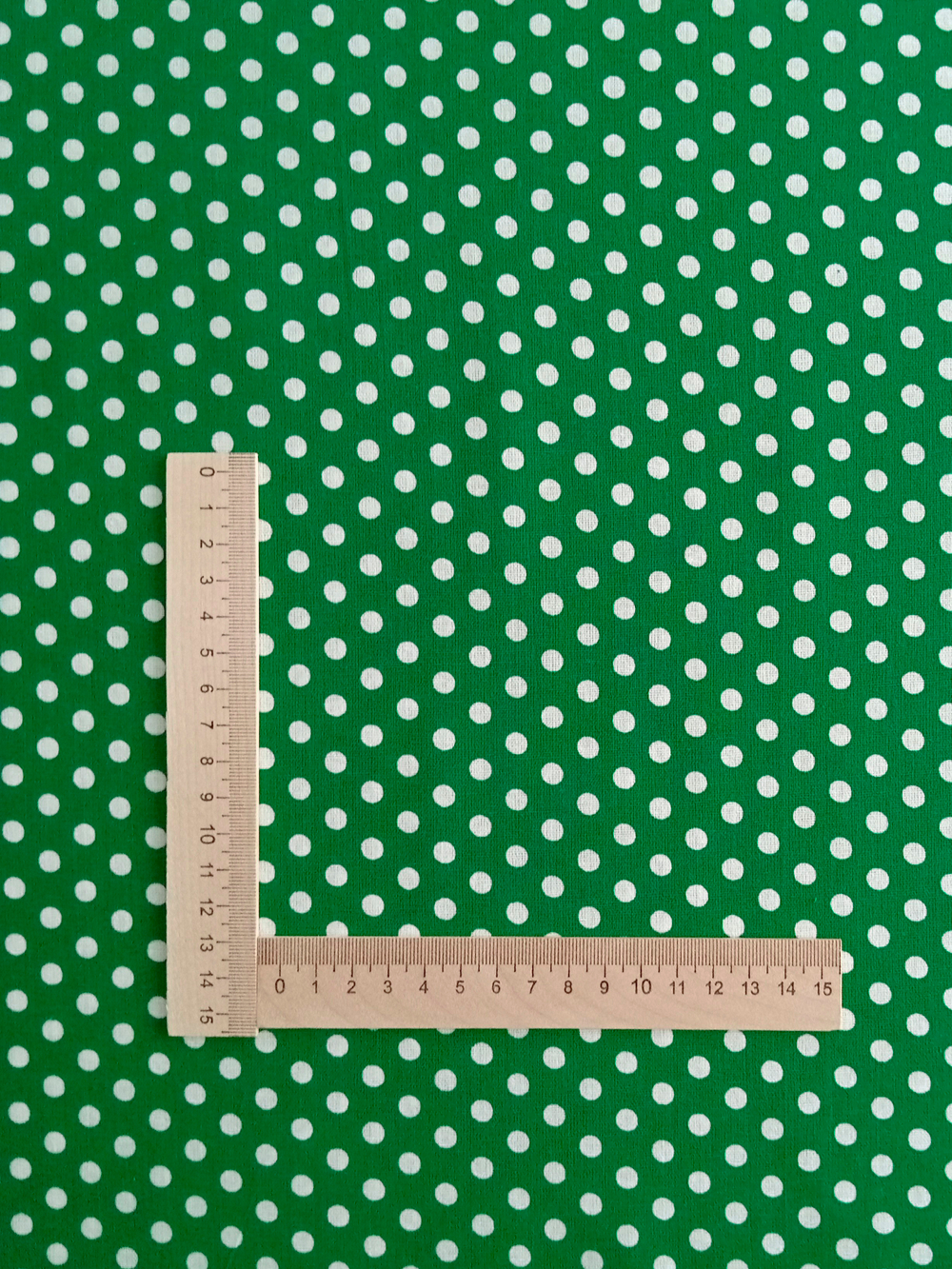 Ткань бязь плательная, рис. " Горох 6 мм", ширина 150 см, арт. 714