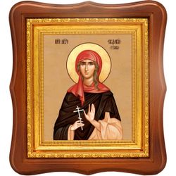 Евдокия Гусева святая мученица. Икона на холсте.