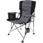 Кресло складное с подлокотниками до 100 кг SJ-0054, 58*58*92 см, цвет: серый, ТуристМастер