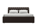 Кровать интерьерная Сицилия 160, Коричневый, Экокожа, 28485
