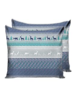 Наволочка комплект 2шт Сказка "Скандинавия" 70х70 см, перкаль