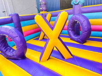 Коммерческий надувной батут «Космический калейдоскоп» 17,5*8,5*6 м