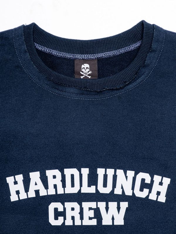 Толстовка Crew с коротким рукавом темно-синяя - фото 6