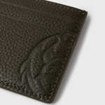 Кардхолдер YMKASHIX грубая кожа темно-зеленый