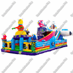 Коммерческий батут "Космические зверята" 14*7*6 м