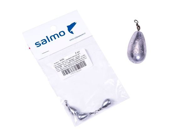 Груза Salmo с вертл. DROPLET SWIVEL 007г 3шт