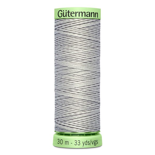 Нитки отделочные Gutermann Top Stitch 30 (30 метров), 5 кат. | 038 св.серый