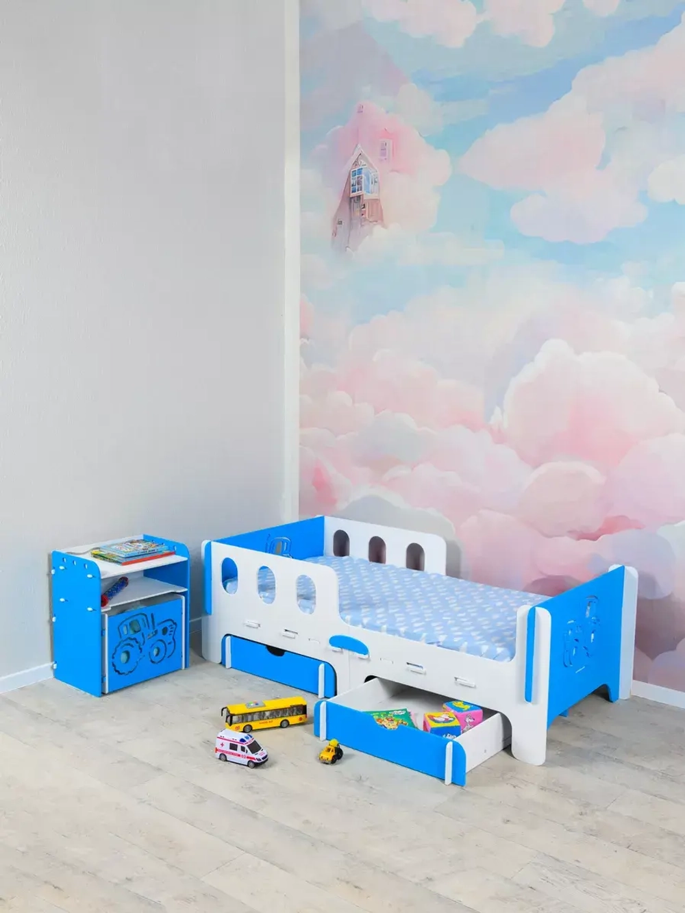 Кровать односпальная софа 140x70