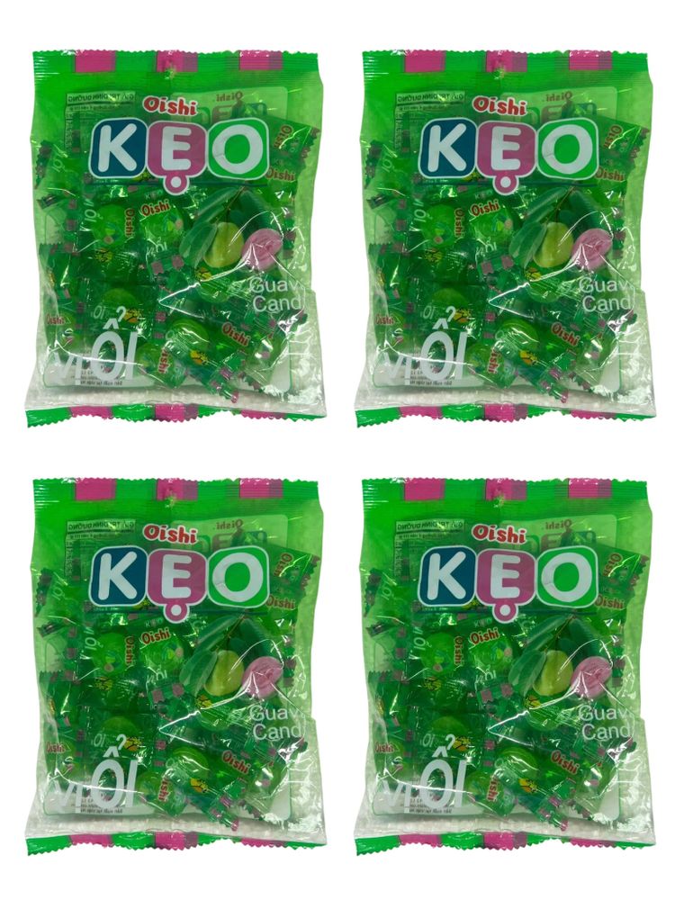 Конфеты леденцовые Oishi KEO со вкусом гуавы 85 г x 4 шт