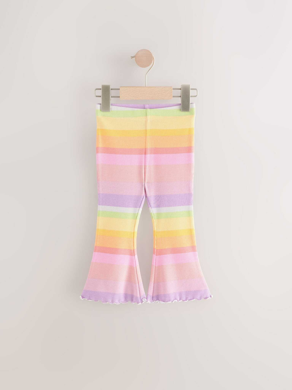 Легинсы-клеш для девочки Next AM7-590, 3 шт., Розовый, Белый