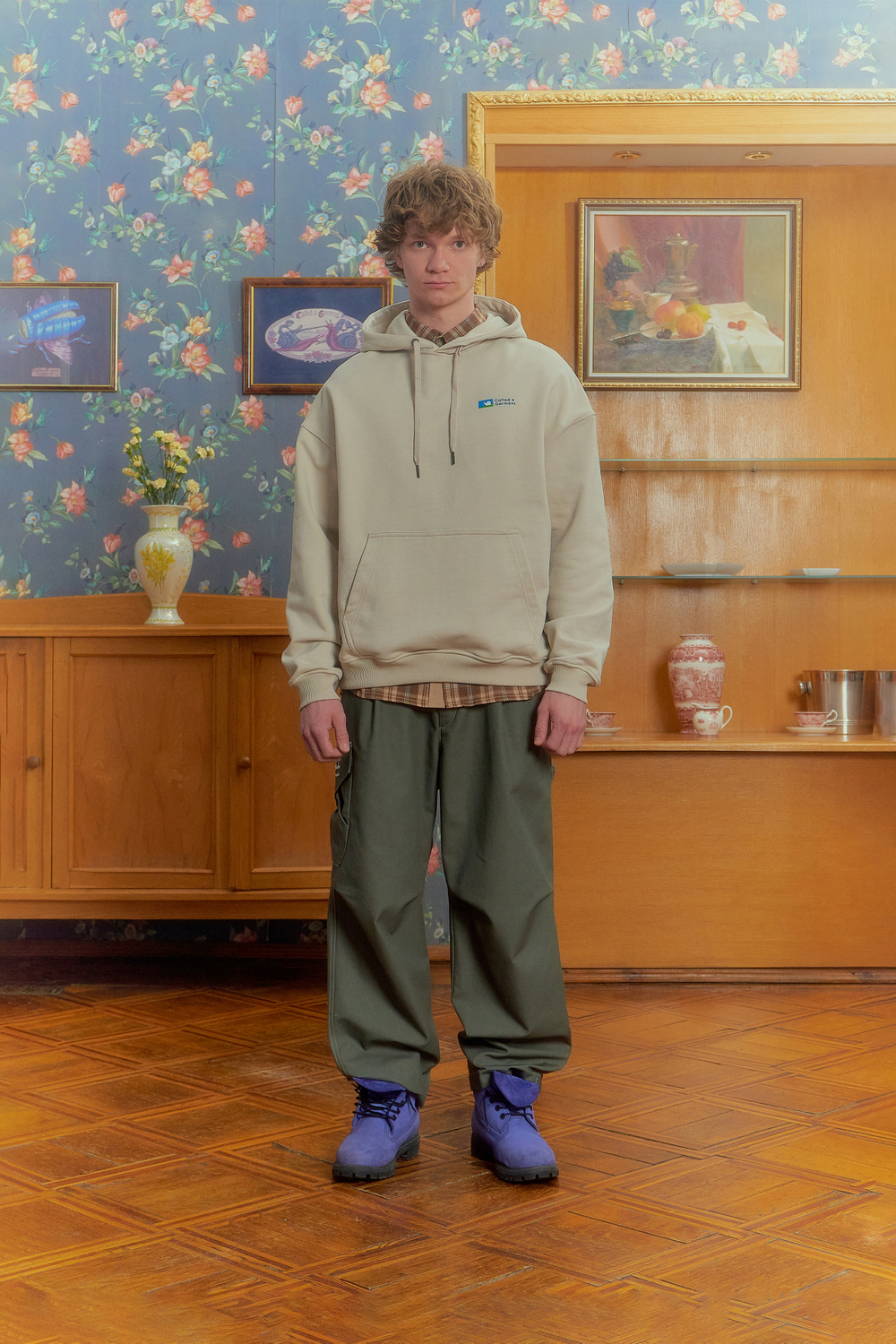 Брюки Called a Garment Duck Canvas "Olive"
