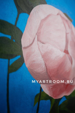 Интерьерная картина "Розовый пион"