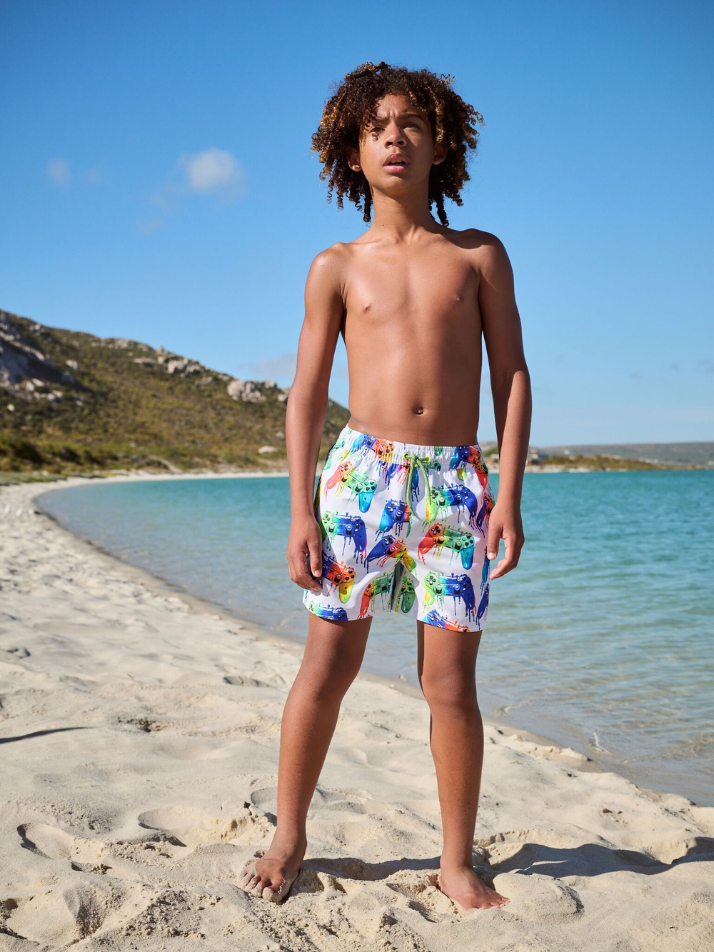 Плавки для мальчика Next E22-827, Белый