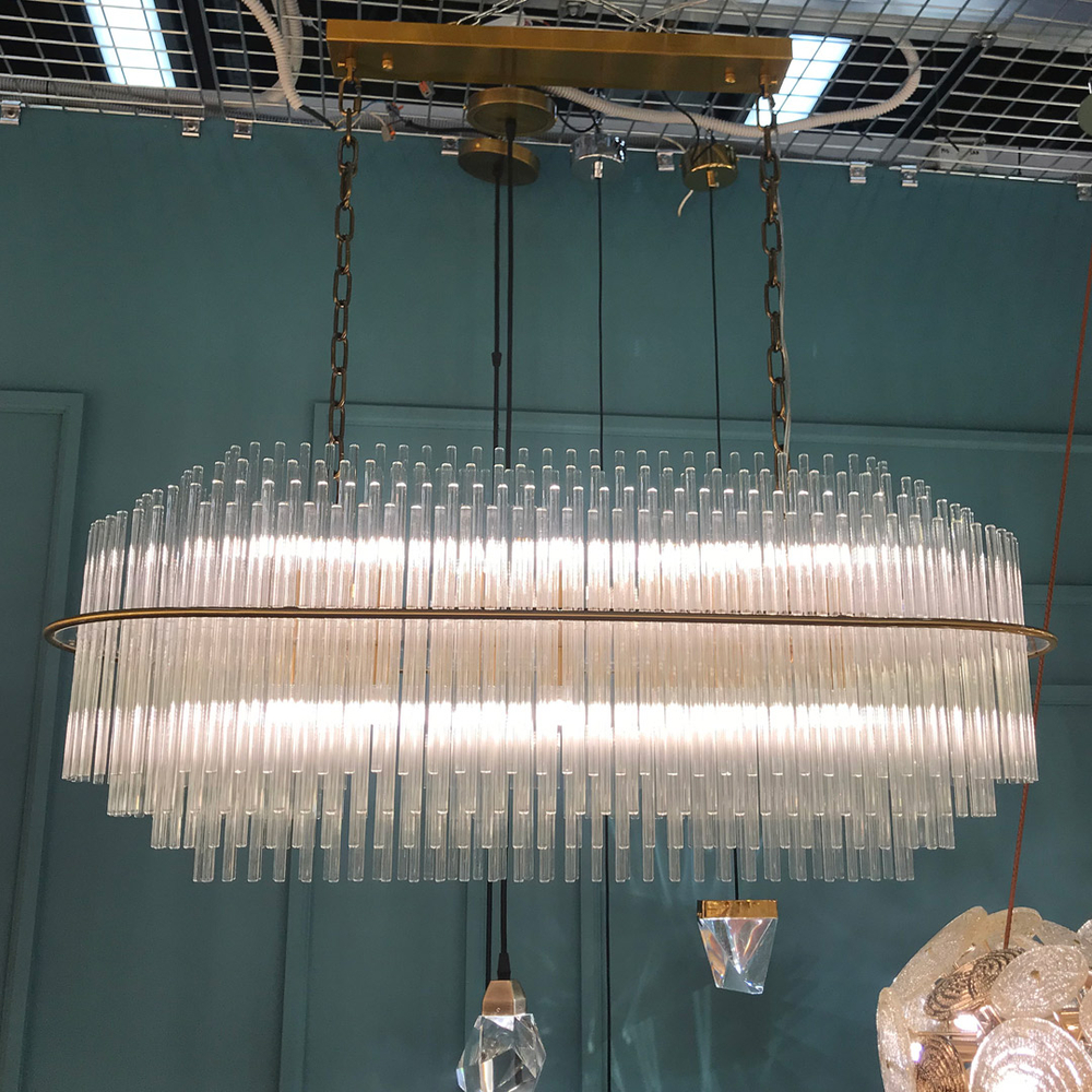 Люстра Cloyd VACOMBE-B C14 / шир. 100 см - латунь (арт.10781)