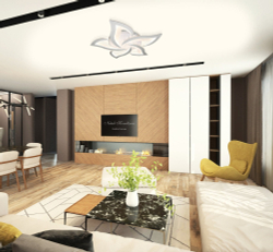 Потолочная люстра LAMPS 81212 Natali Kovaltseva Smart Home LED, светодиодная, регулировка цветовой температуры