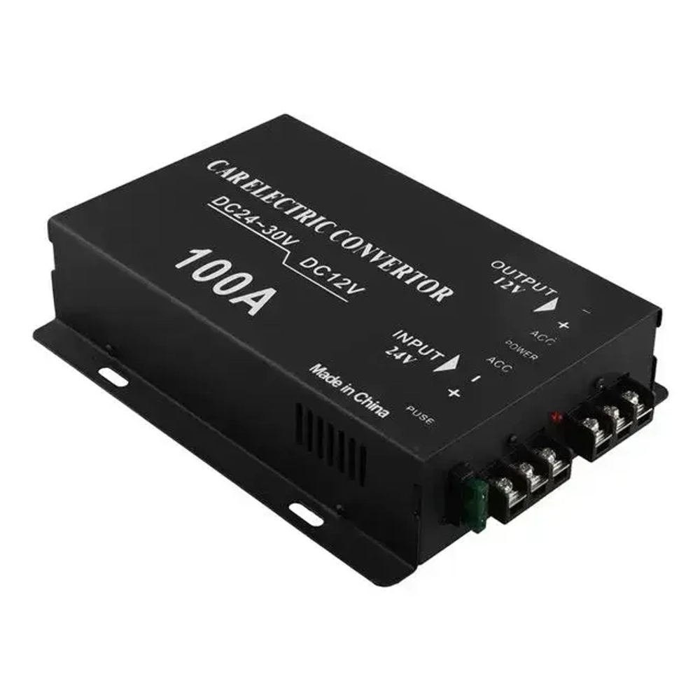 Автомобильный инвертор с 24V на 12V (100A - 1200W)