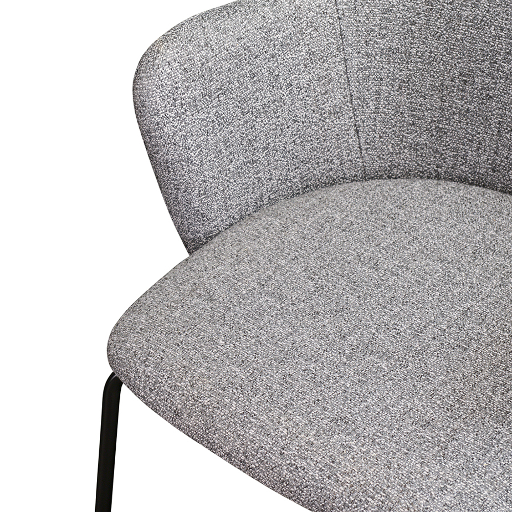 Стул dwight, рогожка, светло-серый