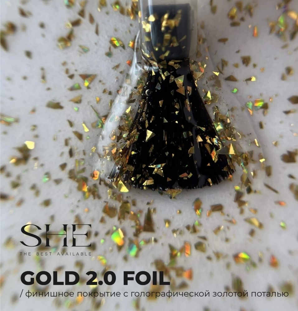 TOP COAT GOLD FOIL 15 ml