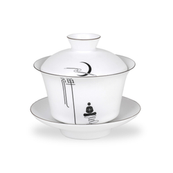 266071 Гайвань ДОБРОДЕТЕЛЬ "Созерцание", 150мл.  фарфор