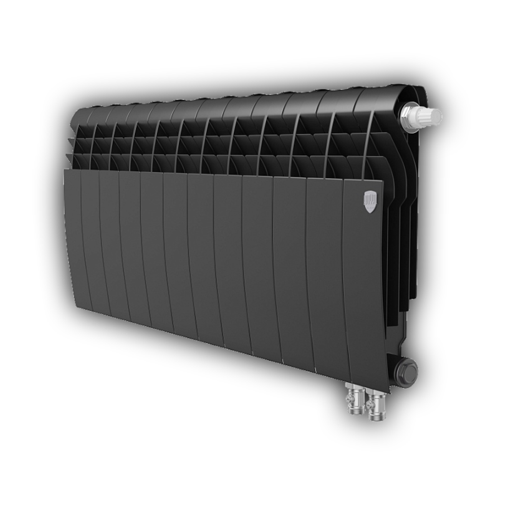 Радиатор Royal Thermo Biliner 350 VR черный графитовый